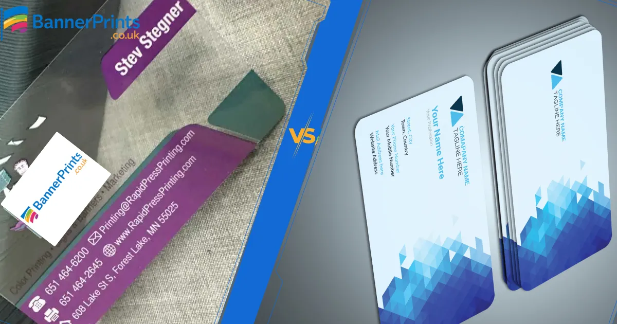 Paper vs Vinyl Business Cards