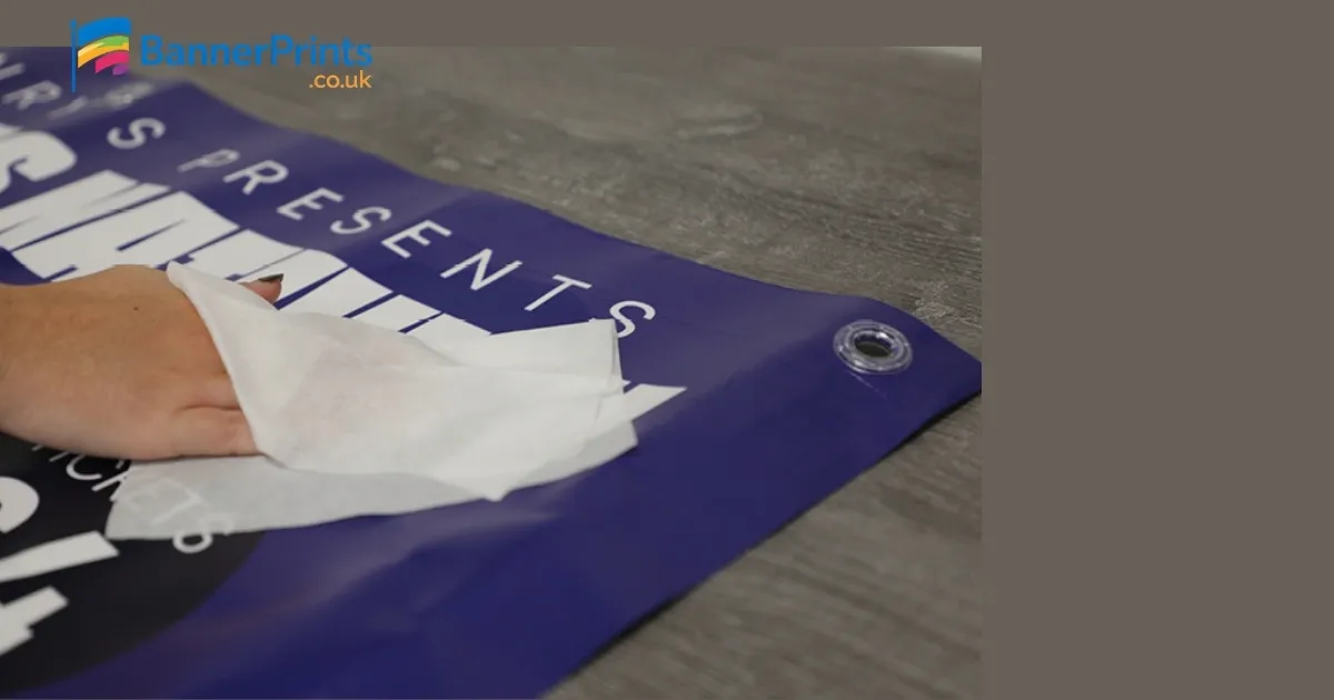 how to clean and maintain vinyl banners