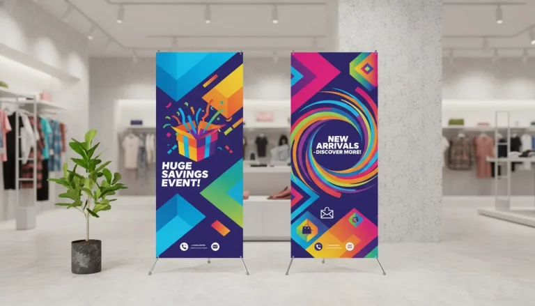 X Banner Stands for Retail Promotions