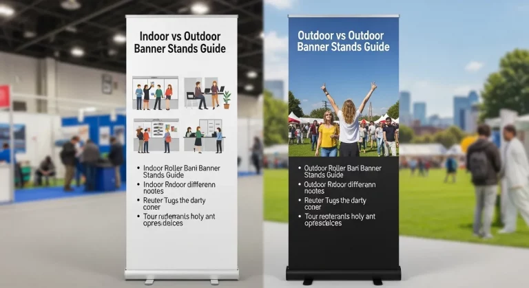 indoor vs outdoor roller banner
