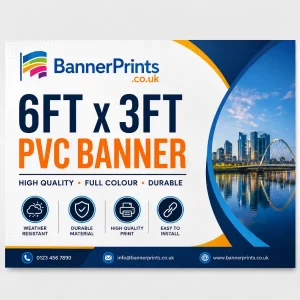6x3 ft PVC Banner
