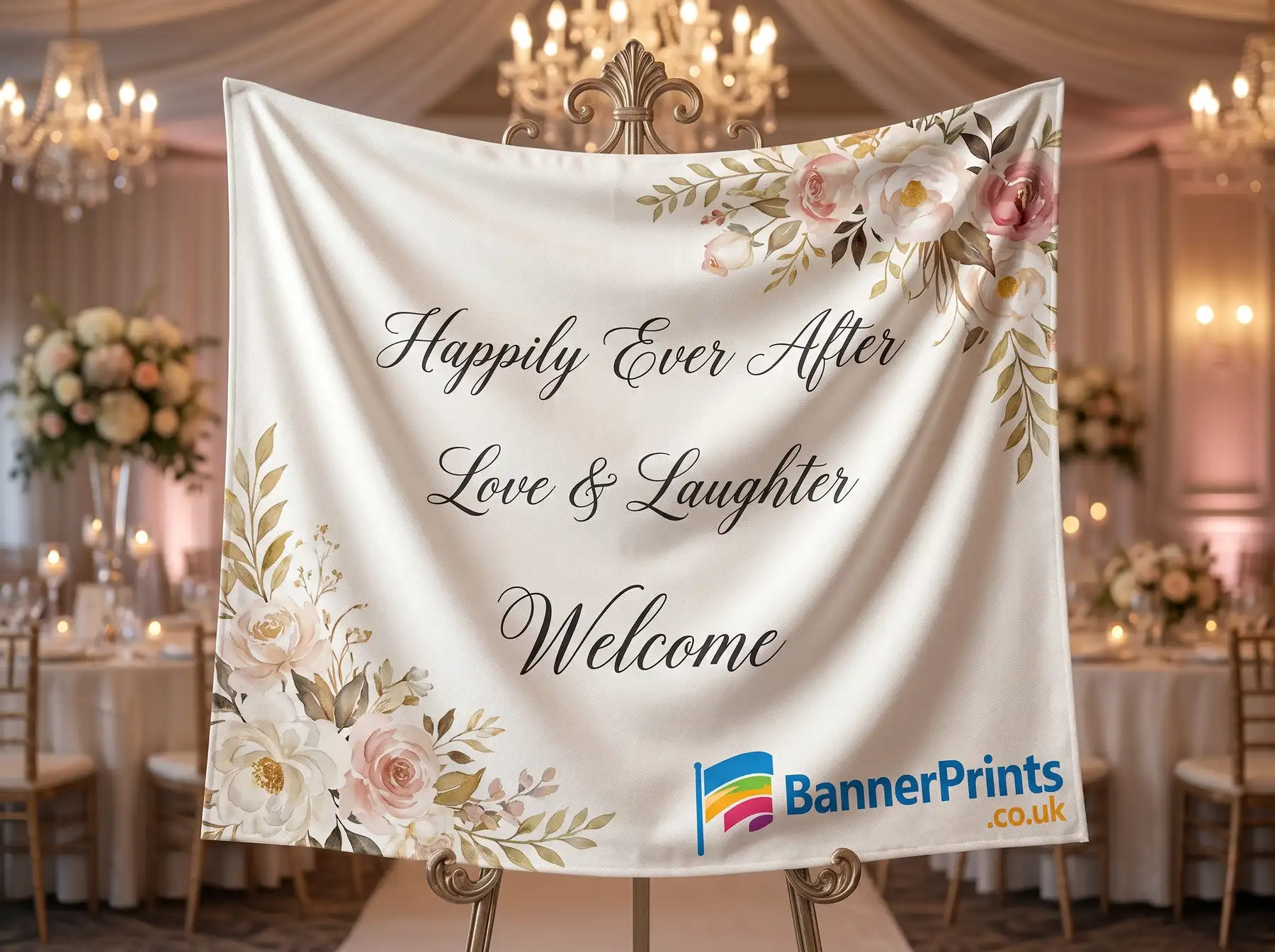 Fabric Wedding Banner Near You