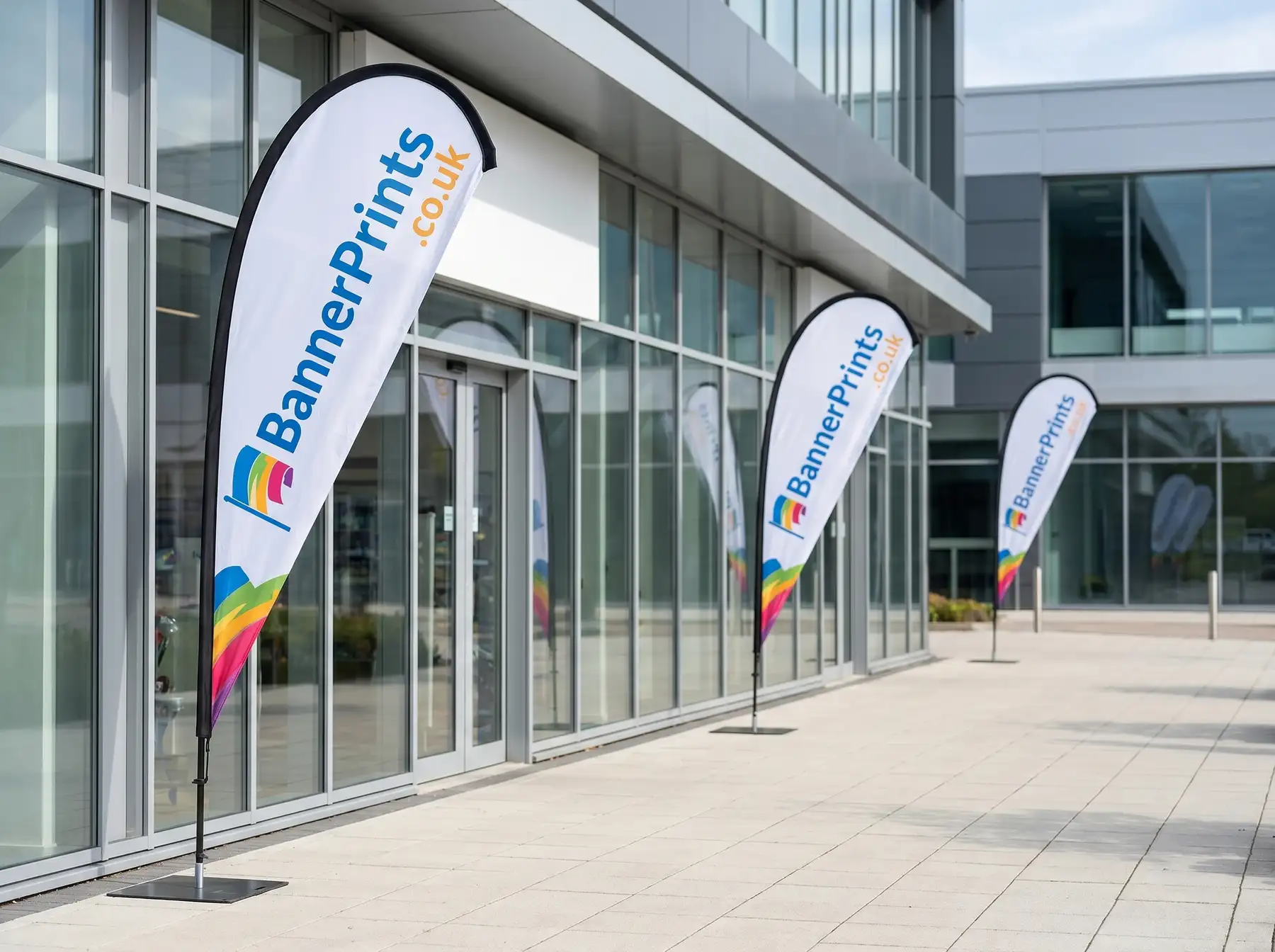 Professional Teardrop Flag Banners
