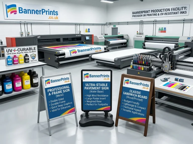 A Frame Signs vs Pavement Signs vs Sandwich Boards: What’s the Difference?